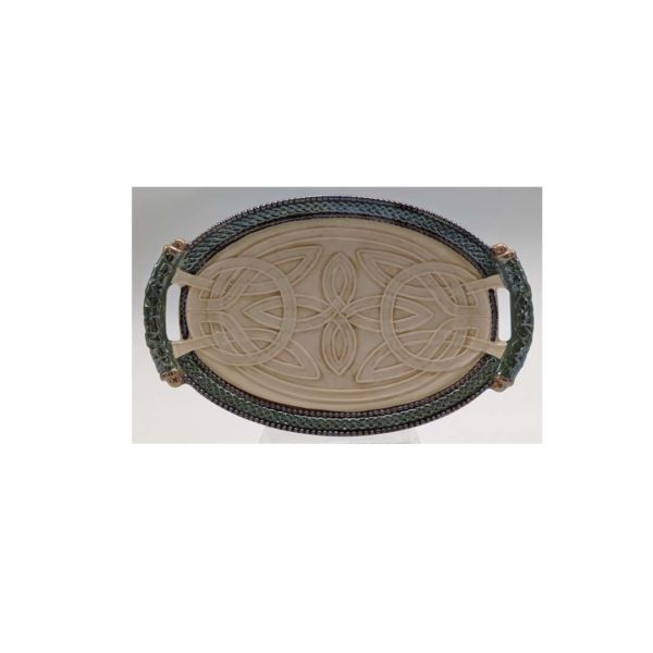 Multipurpose Celtic tray can br used to serve guests or used as a serving plate