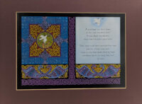 Celtic Peace Matted Print