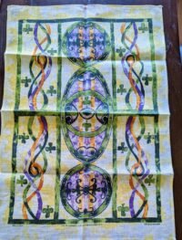 Irish linen tea towel